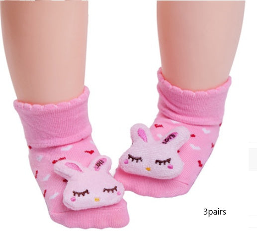 Cute Baby Animal Doll Baby Three-dimensional Socks