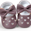 My0-1 love old toddler shoes embroidered bow shoes on behalf of a baby indoor soft bottom baby shoes