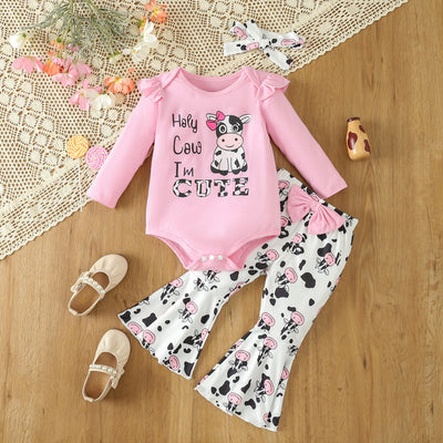 Infant Toddler Clothing Girls Long-sleeve Suit