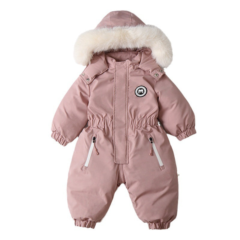 Fashion Winter New Children's Jumpsuit