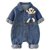 Clothes For Babies Autumn Clothes Newborn Denim Jumpsuit