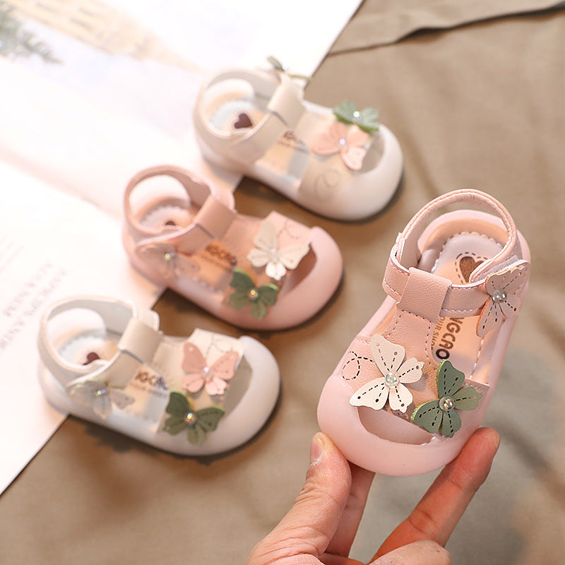 Summer New Baby Soft Bottom Anti-kick Sandals