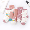 Cute And Thick Children's Warm Terry Socks