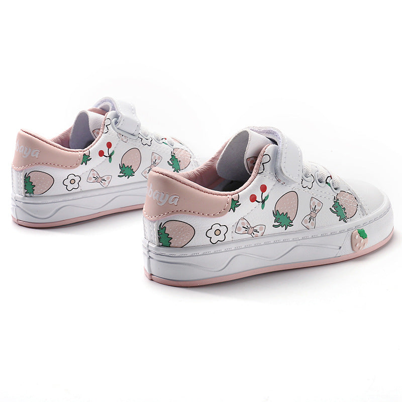 Girls' New Baby Toddler Cartoon Low-top Casual Shoes