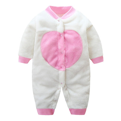 Warm jumpsuits for newborn babies