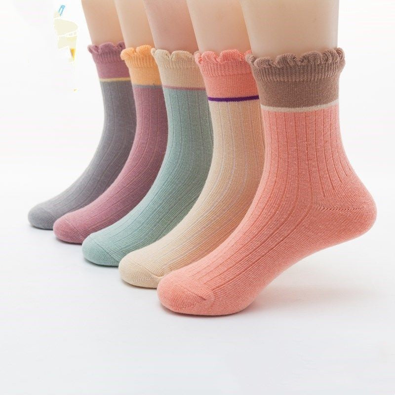 Winter Warm Boys And Girls Middle-aged Baby Socks