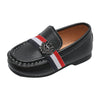 Boys' British Style Retro Lazy Slip-on Moccasin Shoes