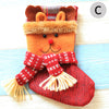 Three dimensional gift bag decoration for Christmas socks