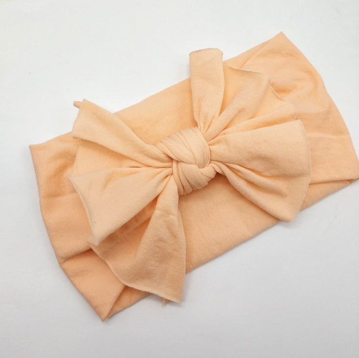 Nylon stockings fashion wide hair band handmade bow headband