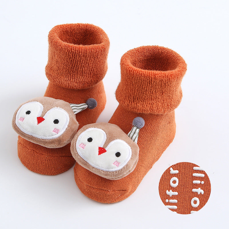 Terry Thickened Cartoon Doll Floor Socks