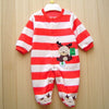 Baby Foot-wrapped Long-sleeved Printed One-piece Romper