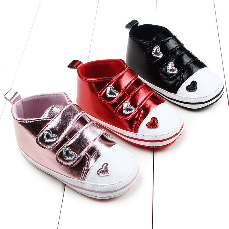 Soft sole velcro baby toddler shoes