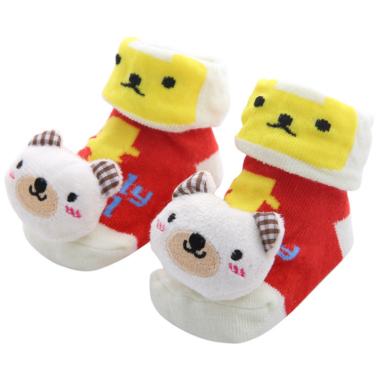 Cartoon Anti-Skid Three-Dimensional Baby Socks Newborn Baby Socks Doll Socks Wholesale