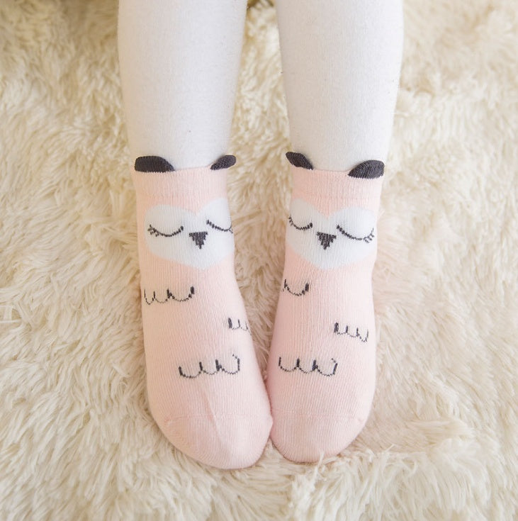 New Arrival Newborn Socks Cartoon Cotton Baby Socks No-slip Infant Cotton Socks