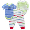 Solid Color Korean Newborn Baby Clothes Kids Set