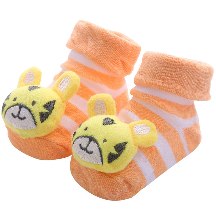 Cartoon Anti-Skid Three-Dimensional Baby Socks Newborn Baby Socks Doll Socks Wholesale