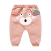 Spring And Autumn Baby High-waist Belly Protecting Trousers