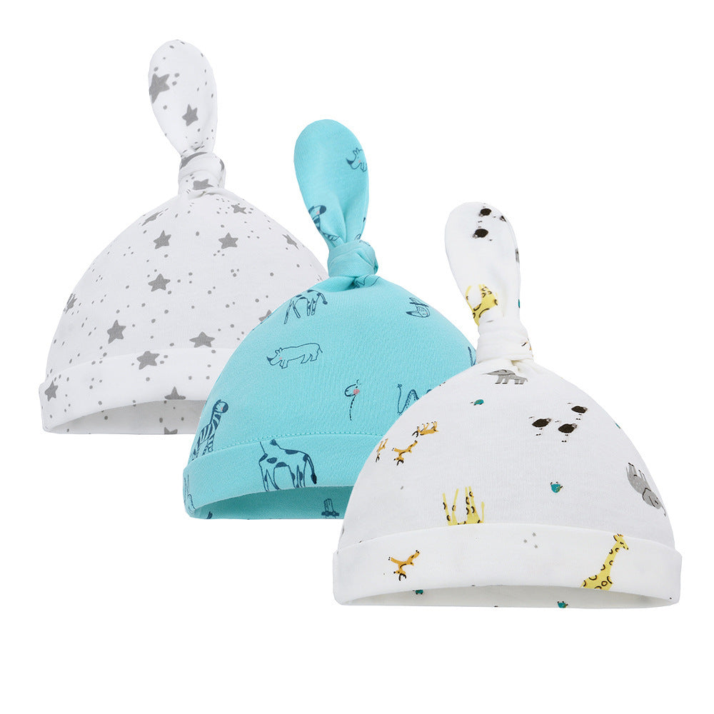 Thin Cotton Printed Baby Hat