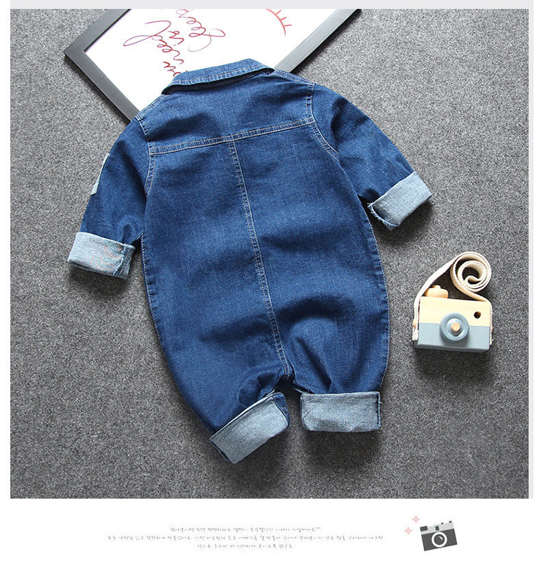 Baby denim jumpsuit