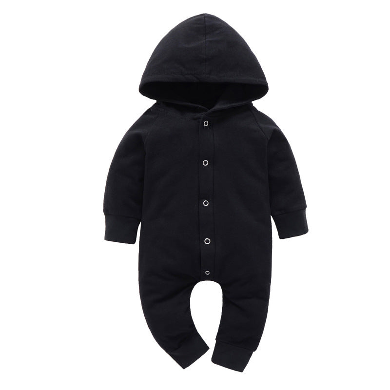 Winter Hooded Baby Romper