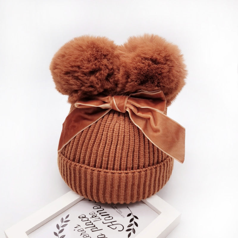 Autumn and winter children's baby hats