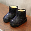 Children's snow boots in sequins