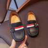 Boys' British Style Retro Lazy Slip-on Moccasin Shoes