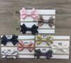 Nylon rope solid color bow baby hair ring