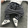 Striped harem pants