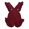 Spring And Autumn Baby Girl Wooden Ear Cute Knitwear Jumpsuit