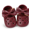 My0-1 love old toddler shoes embroidered bow shoes on behalf of a baby indoor soft bottom baby shoes