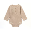 Spring And Autumn Romper R Baby Long Sleeve Waffle