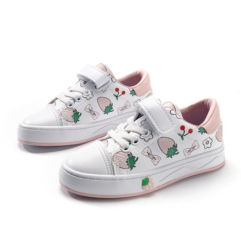 Girls' New Baby Toddler Cartoon Low-top Casual Shoes