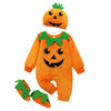 Halloween Baby One-piece Hat Long-sleeved Romper Three-piece Set