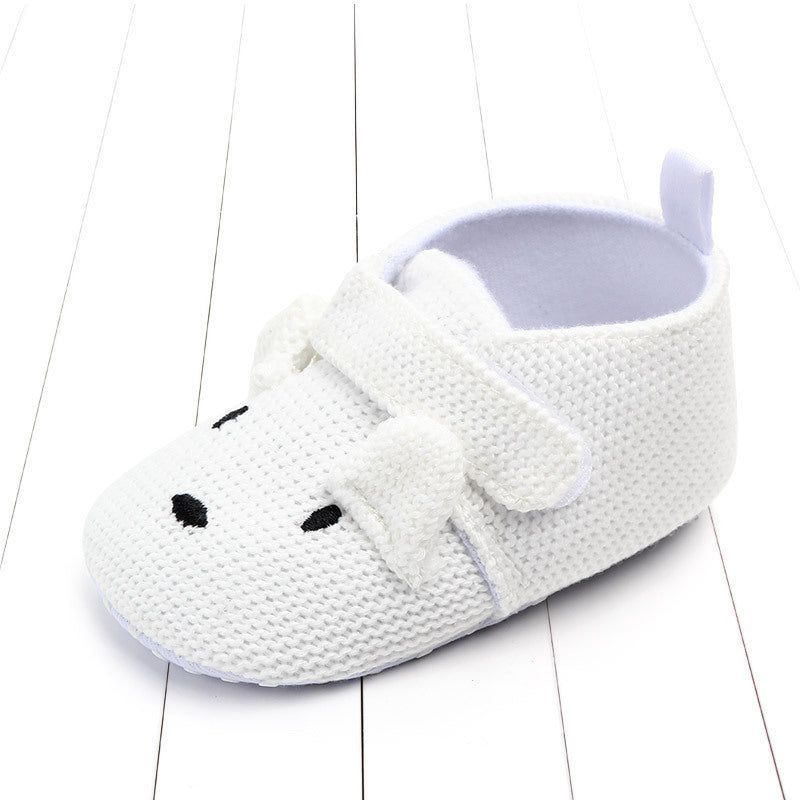 Fashion cartoon newborn knitting walking shoes