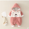 Baby''s Jumpsuit winter thickened cotton padded jacket baby clothes