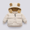 Children S Autumn And Winter Short Thick Hooded Warm Jacket