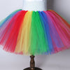 Children's Net Yarn Rainbow Show Princess Dress