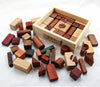 Assembled wooden educational toys