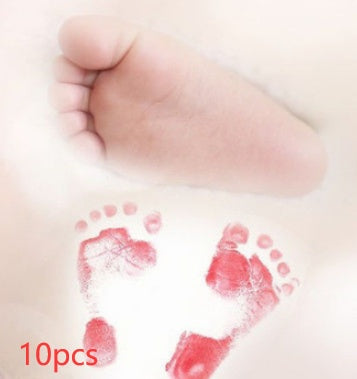 Anti - virus infective baby hand - foot - hand - hand - hand - hand - foot - hand printing table baby footprint - free washing printing oil