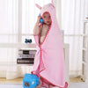 Animal cartoon baby cloak towel cloak