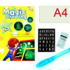 Educational Toy Drawing Pad 3D Magic 8 Light Effects Puzzle Board Sketchpad