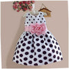 Casual baby dot mesh Princess Flower Dress