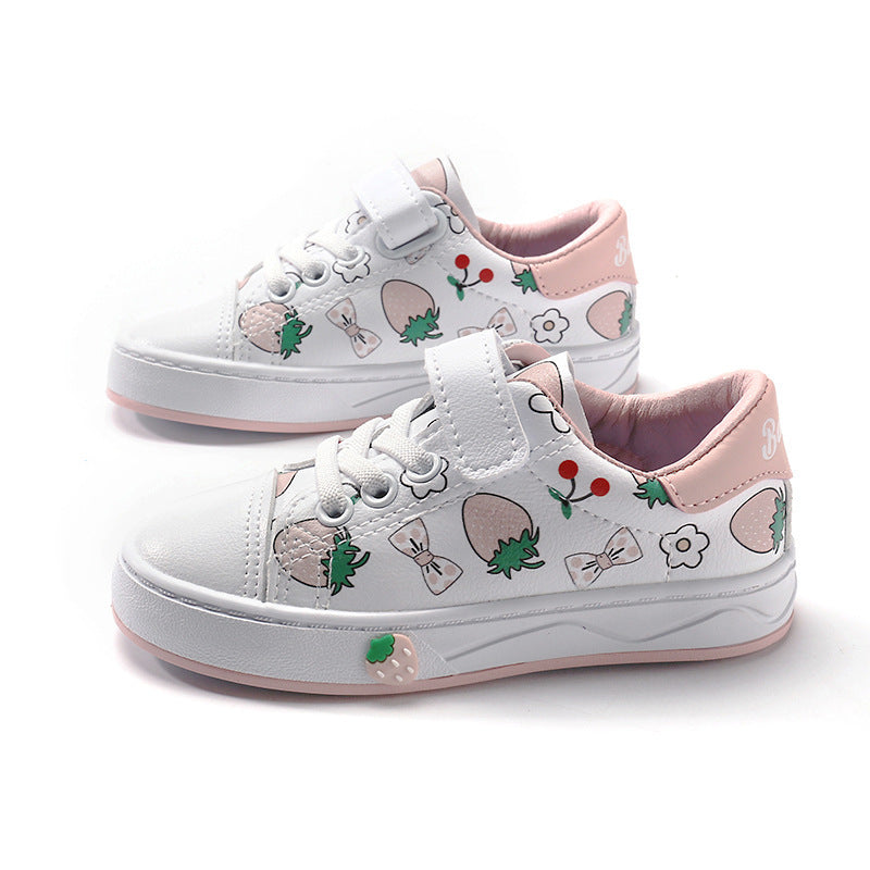 Girls' New Baby Toddler Cartoon Low-top Casual Shoes