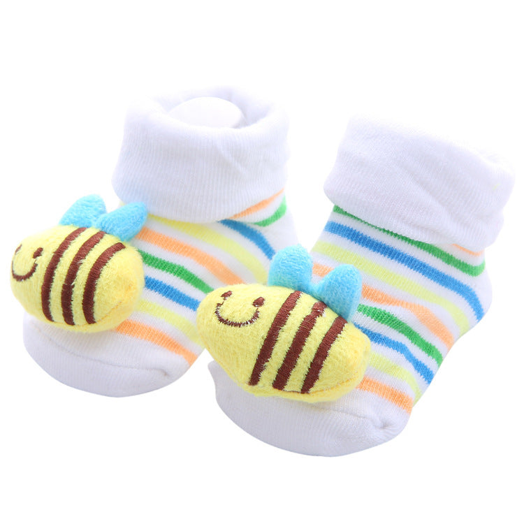 Cartoon Anti-Skid Three-Dimensional Baby Socks Newborn Baby Socks Doll Socks Wholesale