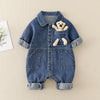 Clothes For Babies Autumn Clothes Newborn Denim Jumpsuit