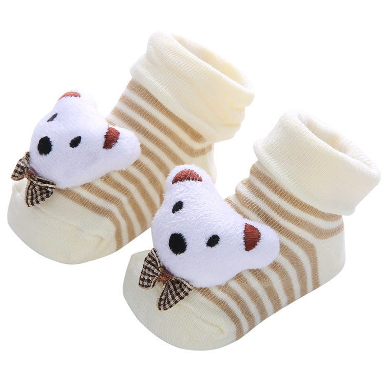 Cartoon Anti-Skid Three-Dimensional Baby Socks Newborn Baby Socks Doll Socks Wholesale