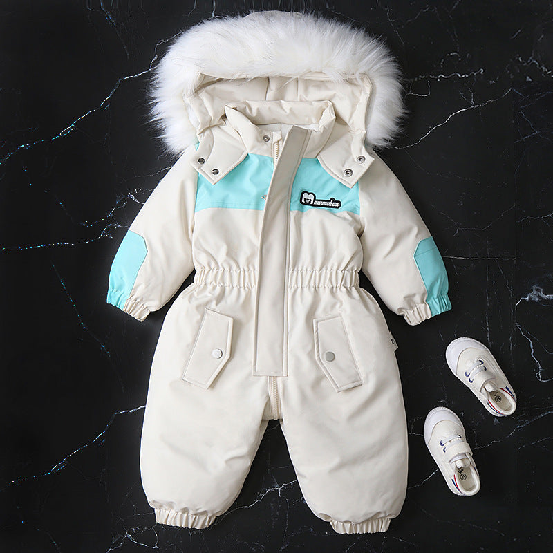 Fashion Winter New Children's Jumpsuit