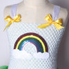 Children's Net Yarn Rainbow Show Princess Dress