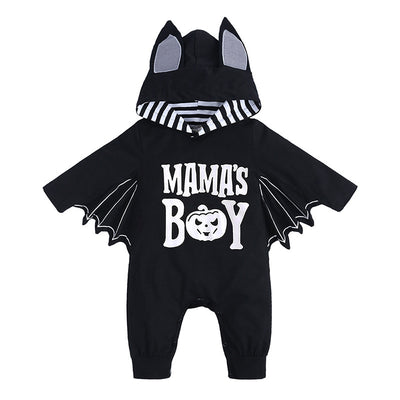 Baby Autumn Clothing Halloween Baby Batwing Sleeve Jumpsuit Newborn Western Style Rompers